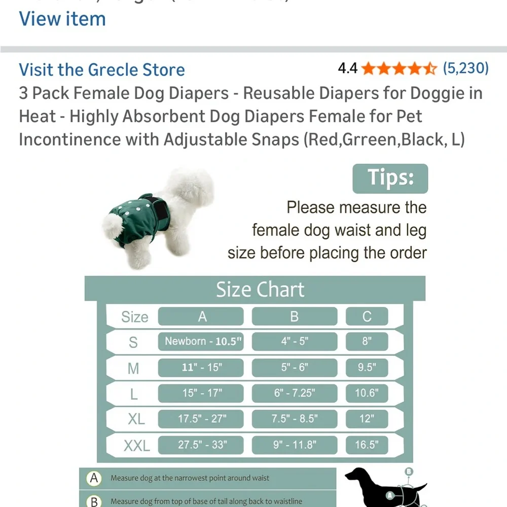 Green and Red Dog Cloth Diaper Set